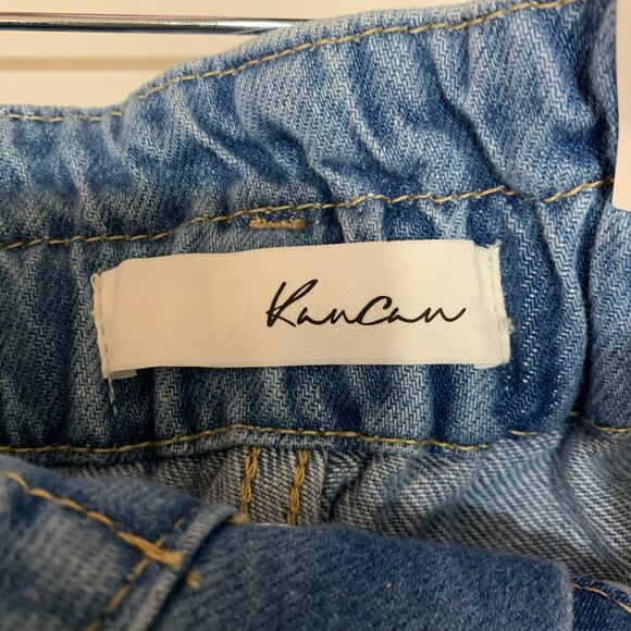 KANCAN Jeans 26 Brayan Ultra High Rise Wide Leg Elastic Waist W/Drawstring NWT - Picture 10 of 15